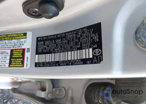 2014 Toyota Corolla L from USA, damaged, VIN 2T1BURHE5EC047460